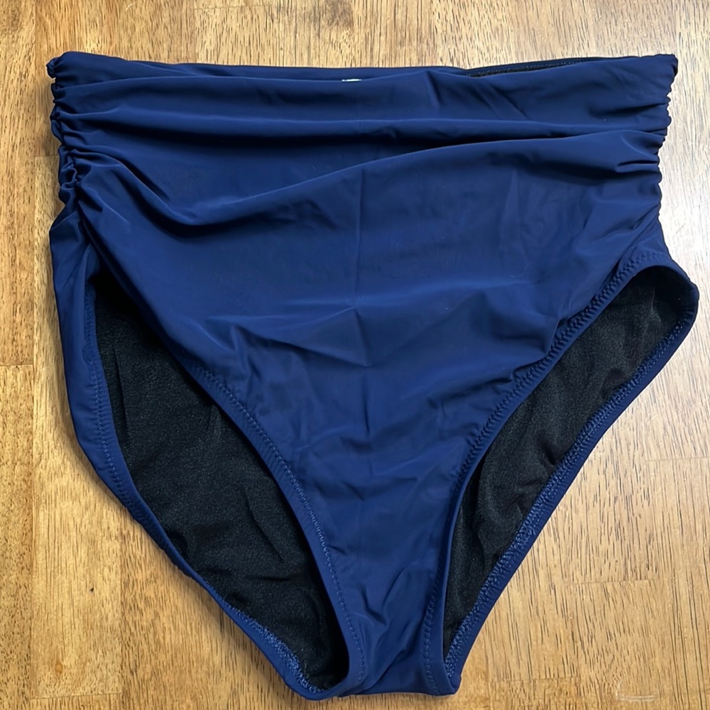 Profile Size 10 Navy Bathing Suite Bottoms